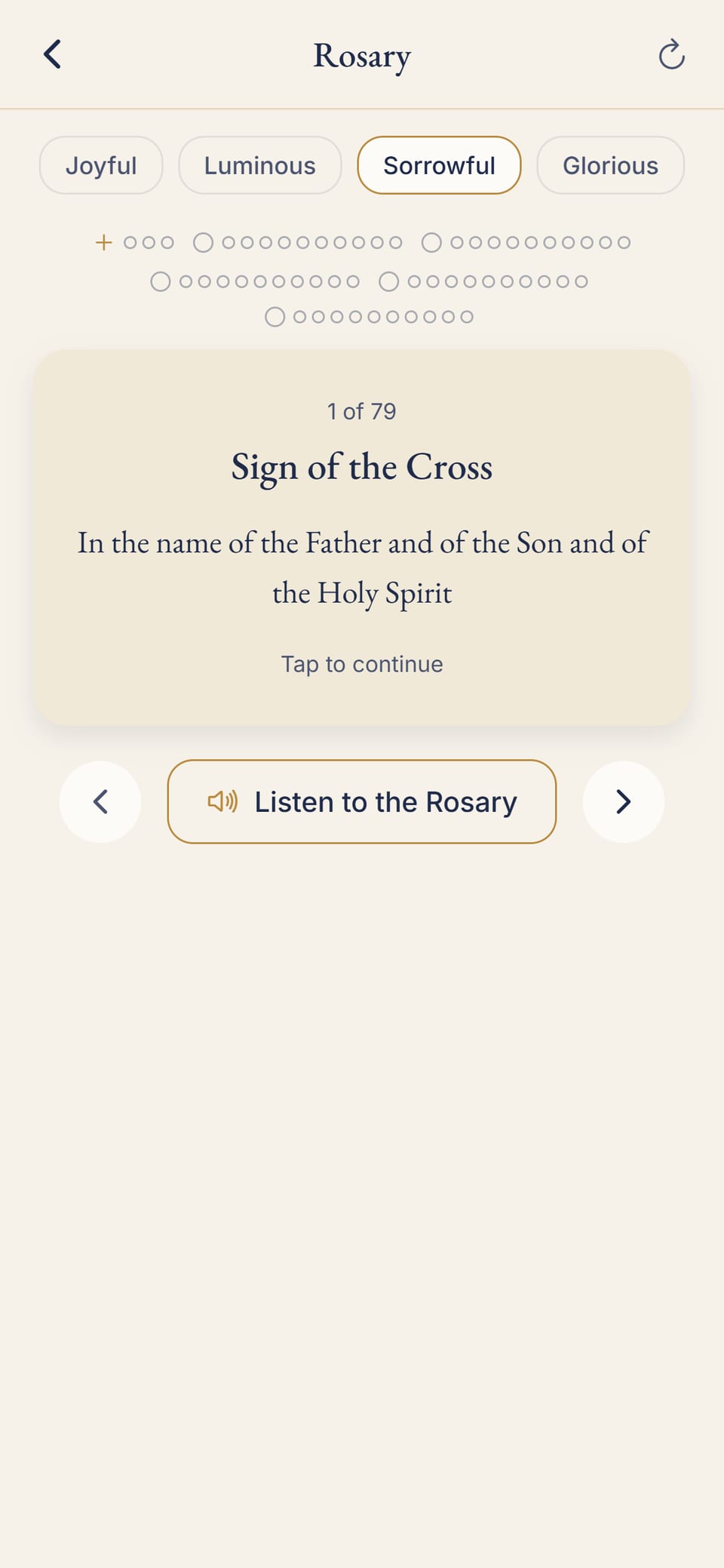 The guided Rosary, mystery by mystery