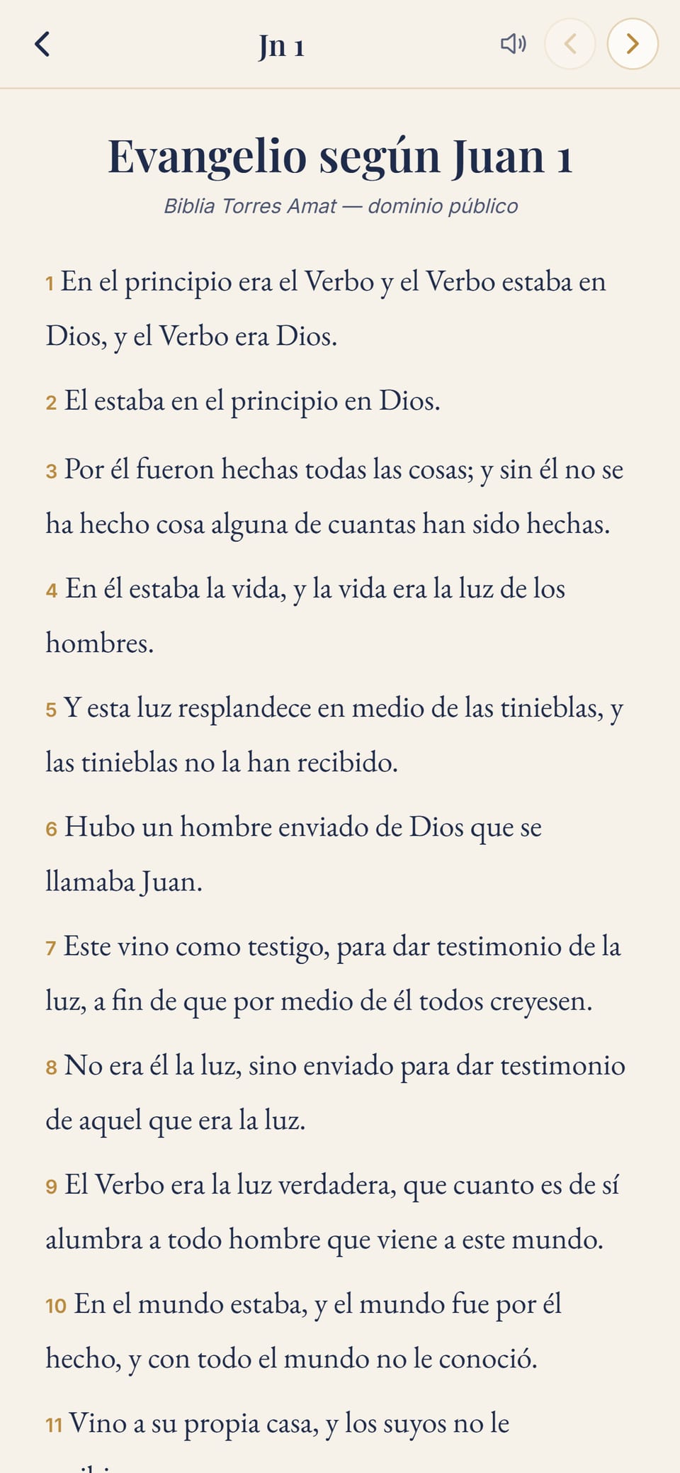 El lector de la Biblia en el Evangelio según Juan