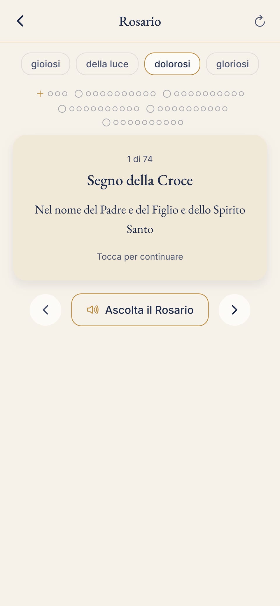 Il Rosario guidato, mistero per mistero